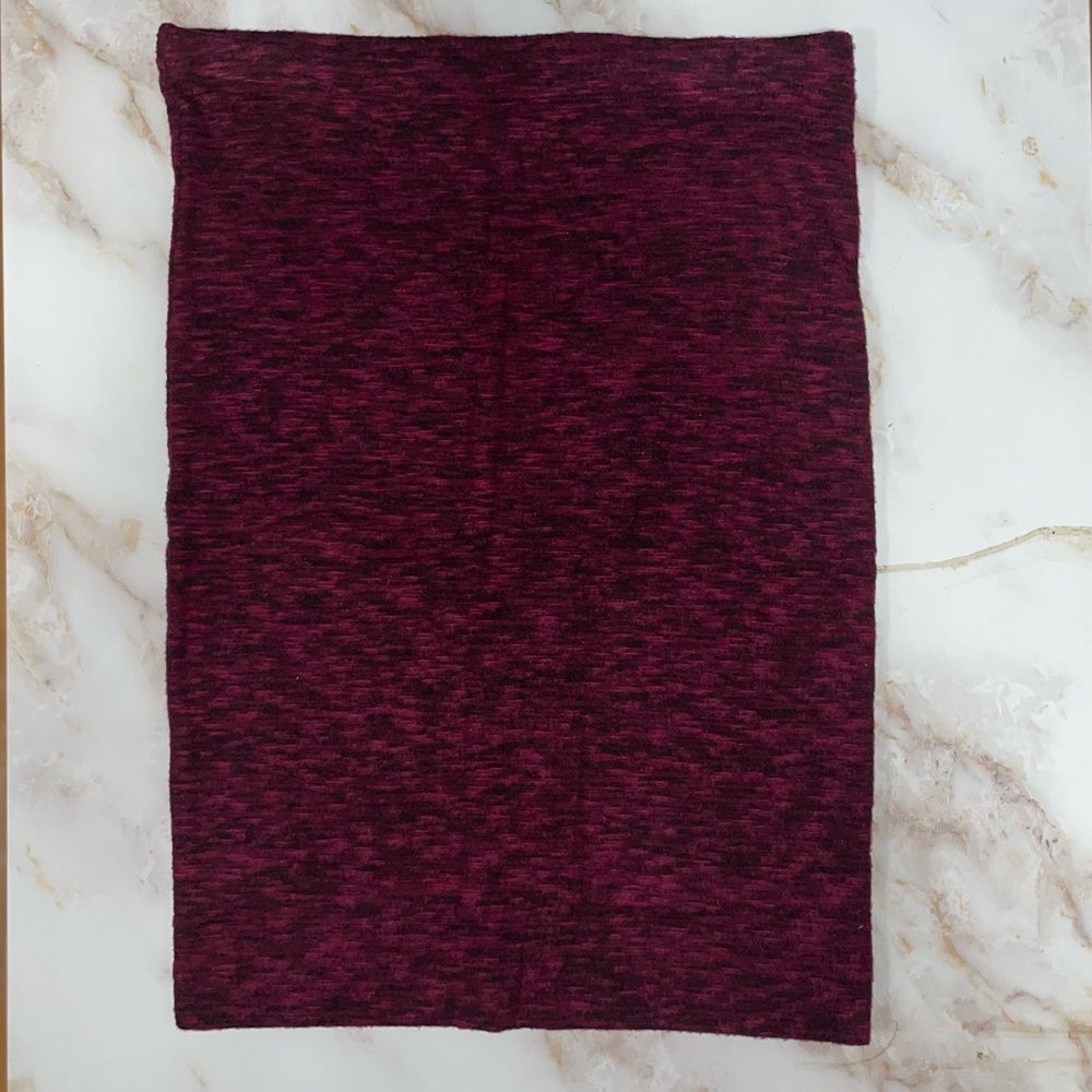 EXPRESS - Deep Burgundy Above the Knee Pencil Skirt Size M - NWT